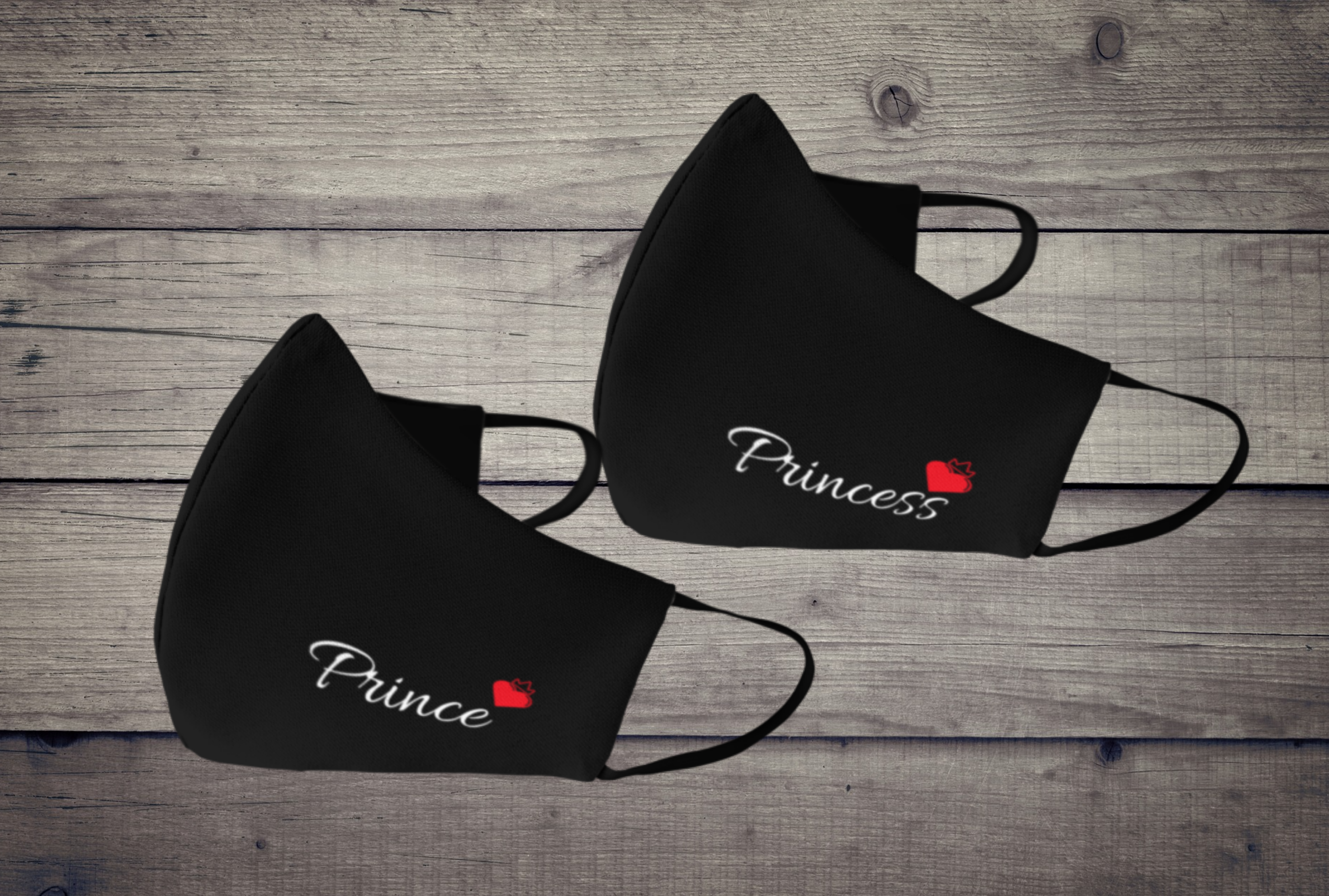 Prince/Princess  páros maszk (2db)