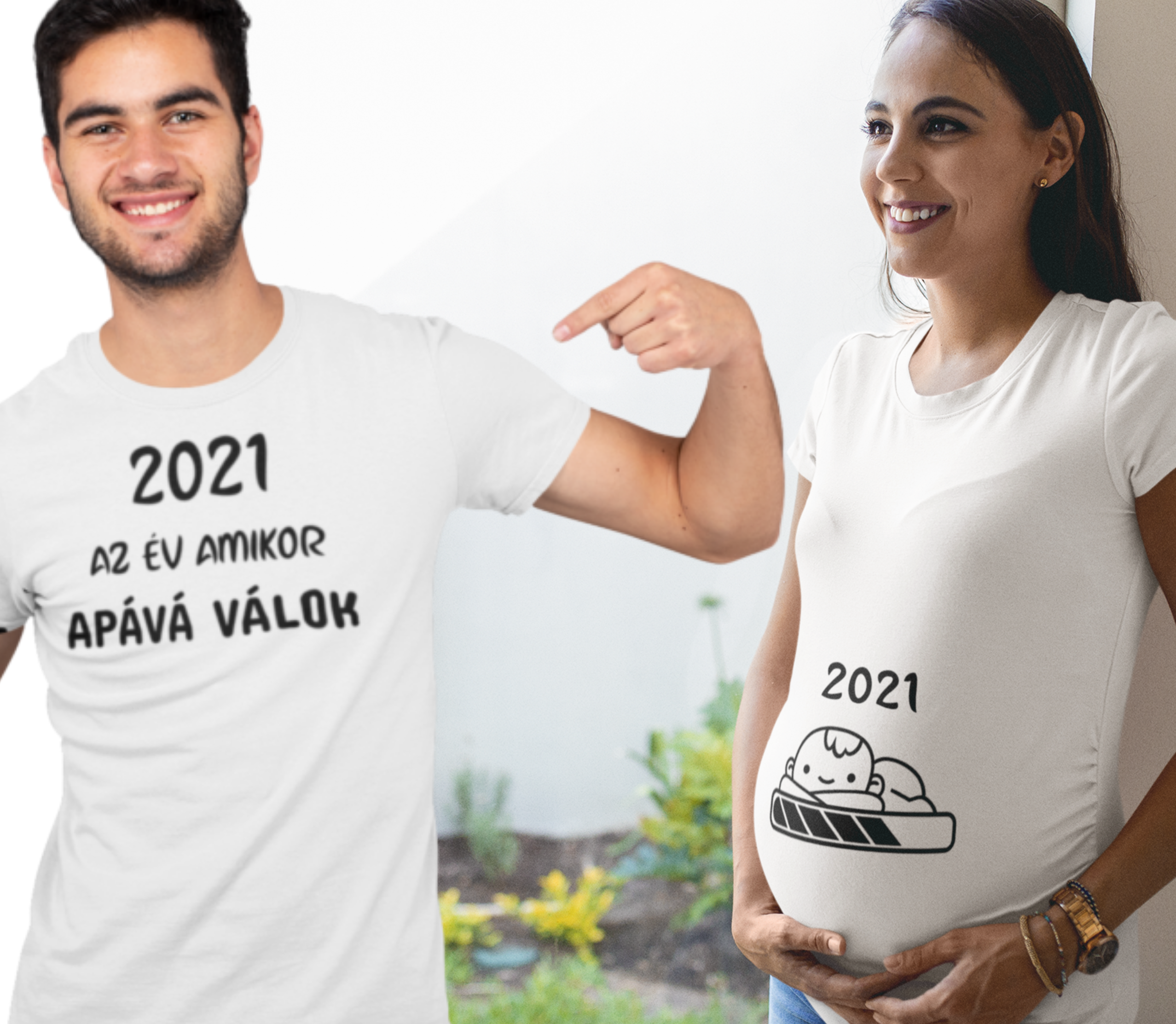 2021/ 2021 Az év amikor apává válok  (2 db póló)